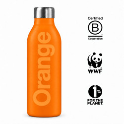 La gourde isotherme orange